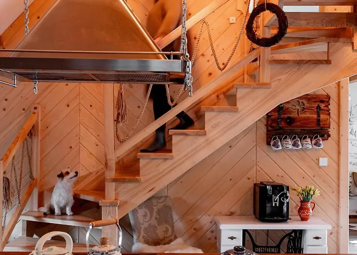 Gorski U Papierzy Sauna, Jacuzzi, דירה *